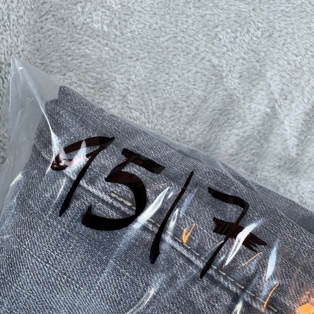 Levi's Jeans Mens 31x32 (Fits 30x31) 514 Slim Straight Gray Faded Denim